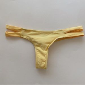 BOUTINE LA Yellow Strappy Cheeky Bottoms